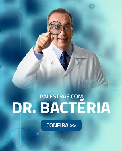 Palestra com Dr. Bactéria